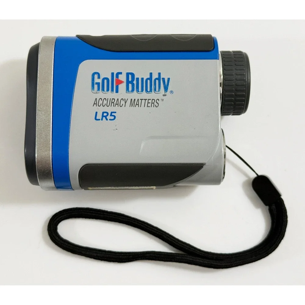 GolfBuddy LR5 Laser Rangefinder‎ Blue Gray Golf Distance Meter Bundle